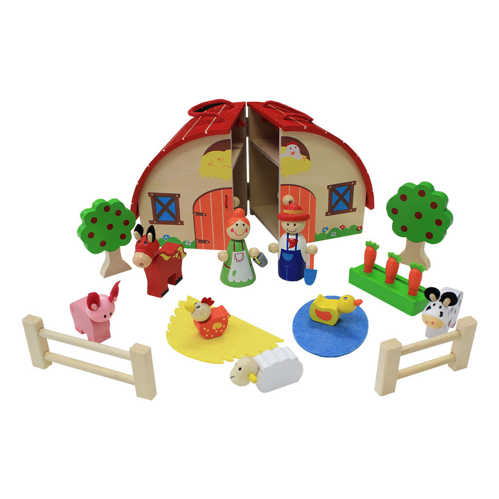 Wooden Farm Set