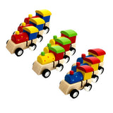 Wooden Clockwork Train - 9pc Set - Educating Kids