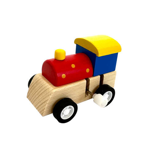 Wooden Clockwork Train - 9pc Set - Educating Kids