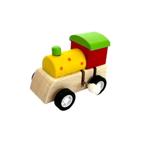 Wooden Clockwork Train - 9pc Set - Educating Kids