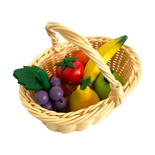 Wooden Fruit Playset - 8pc Set
