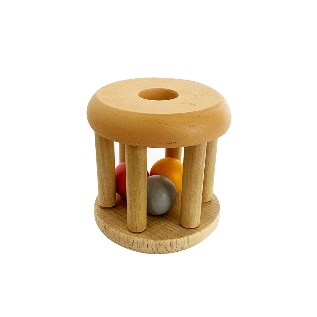 Wooden Rattle - 6pc