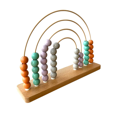 Wooden Rainbow Abacus Blue