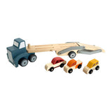 Wooden Car Transporter Playset - Educating Kids
