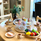 Wooden Biscuit Playset - 6pc Set - Educating Kids