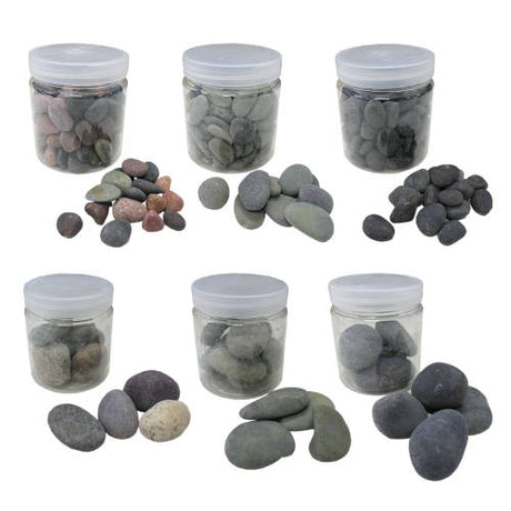 Natural Stones - Pack of 6 - Educating Kids