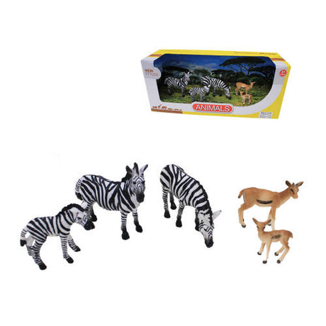 Zebra & Deer - Set of 5 - Educating Kids