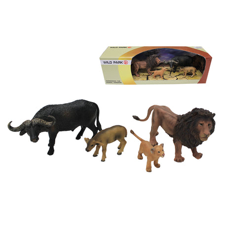 1277-0006 Lions & Buffalo - Set of 4.jpg