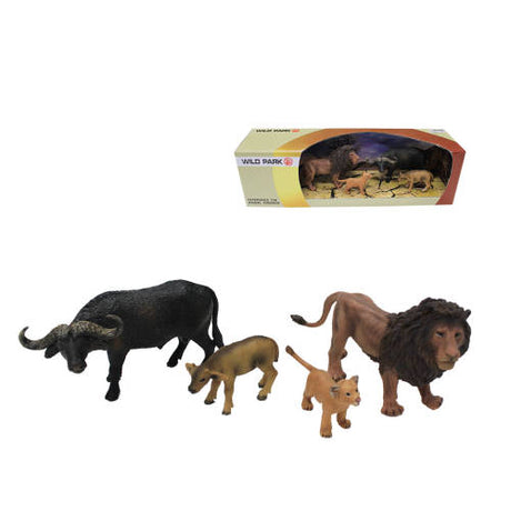 Lions & Buffalo - Set of 4 - Educating Kids