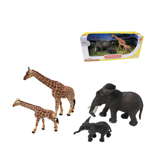 Elephants & Giraffes - Set of 4 - Educating Kids