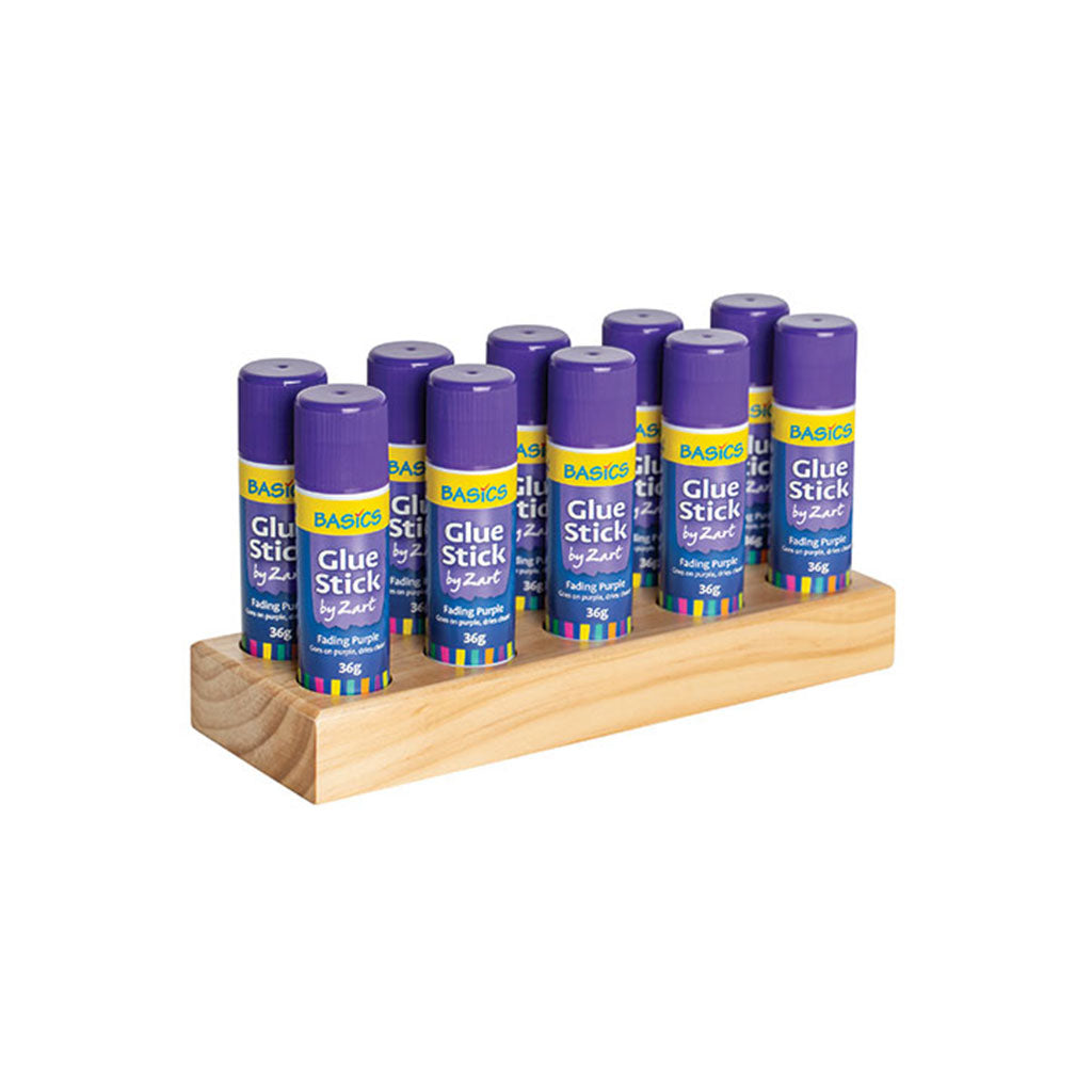 Glue Stick Wooden Holder
