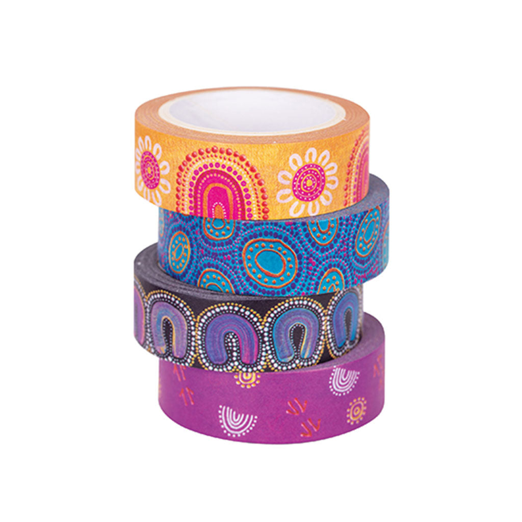 Washi Tape - Contemporary Australian Indigenous 8s - Educating Kids