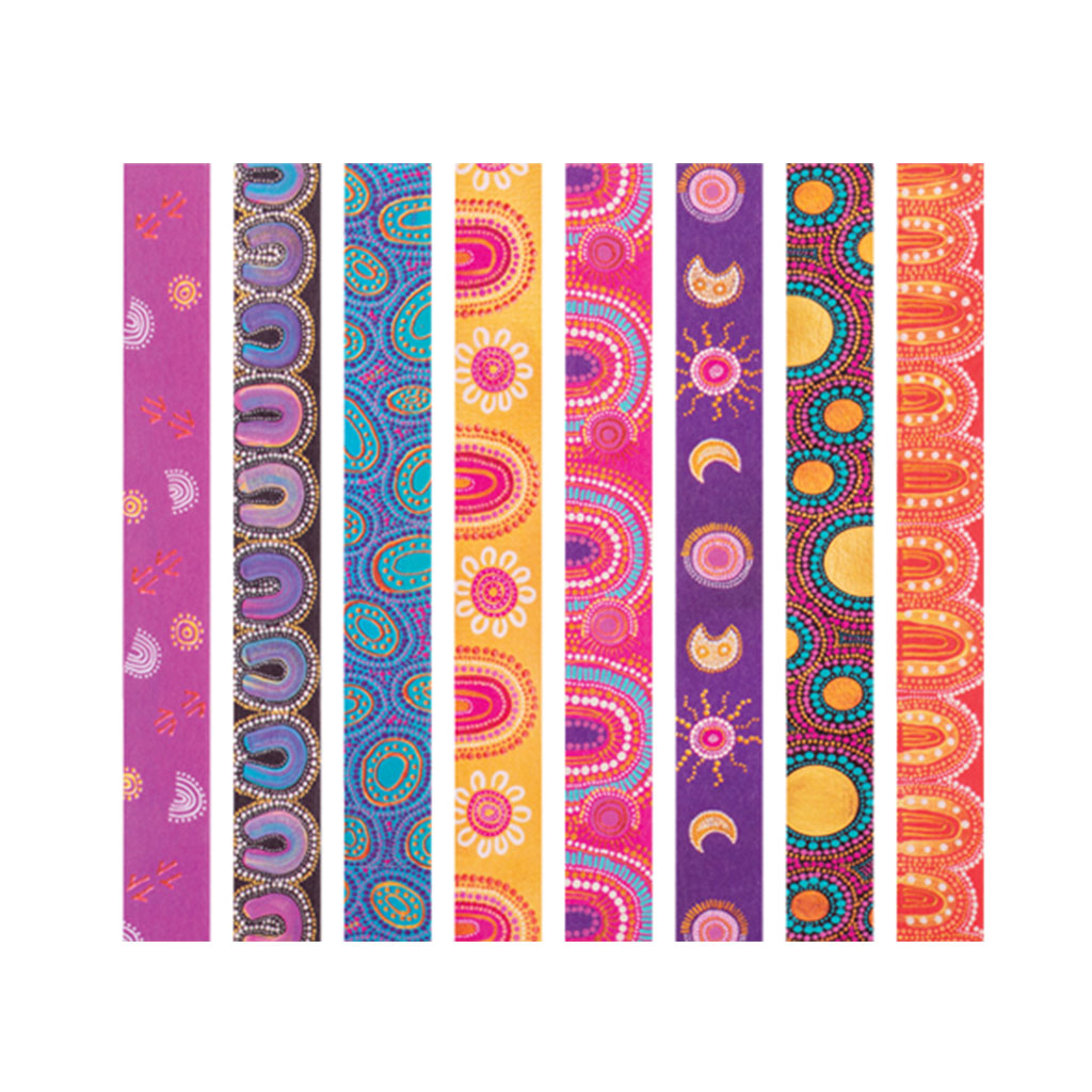 Washi Tape - Contemporary Australian Indigenous 8s - Educating Kids