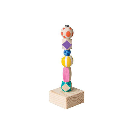 Wooden Beads Natural Asst – Pack of 92 - Educating Kids