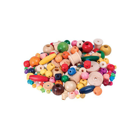 Threading Beads Coloured - 480g - Educating Kids
