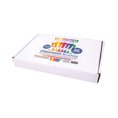 ColourSorts Organisers Brushes Round Asst - Set of 36