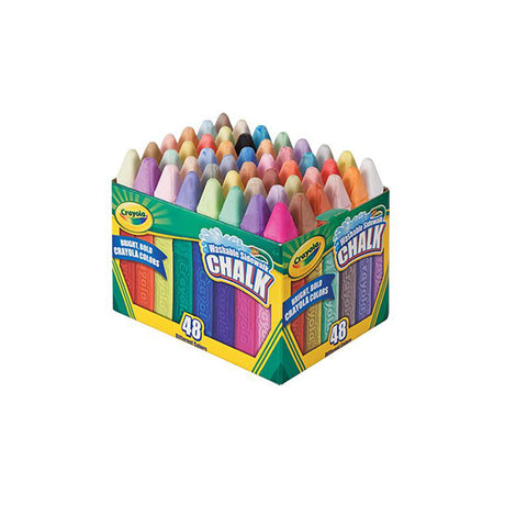 Crayola Sidewalk Thick Chalk - Box of 48 - Educating Kids
