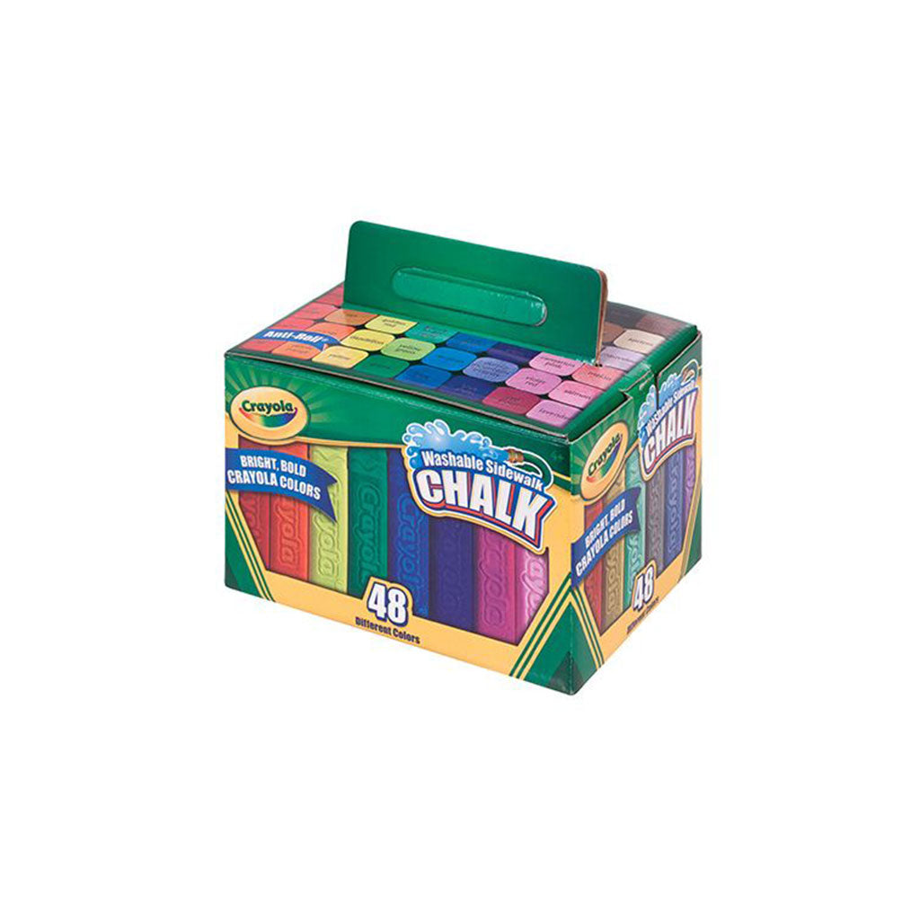 Crayola Sidewalk Thick Chalk - Box of 48 - Educating Kids