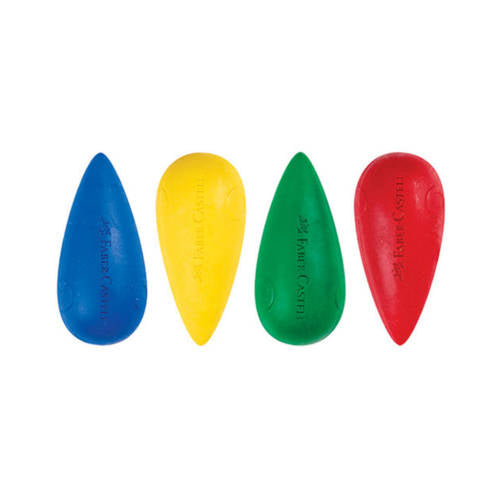 Faber Easy Grasp Bulb Crayon Assorted - Pack of 4 - Educating Kids
