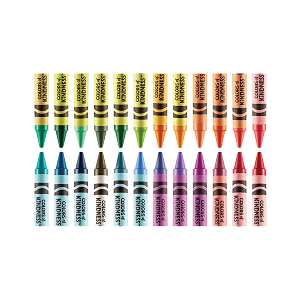 Crayola Colors of Kindness Crayons - Pack of 24