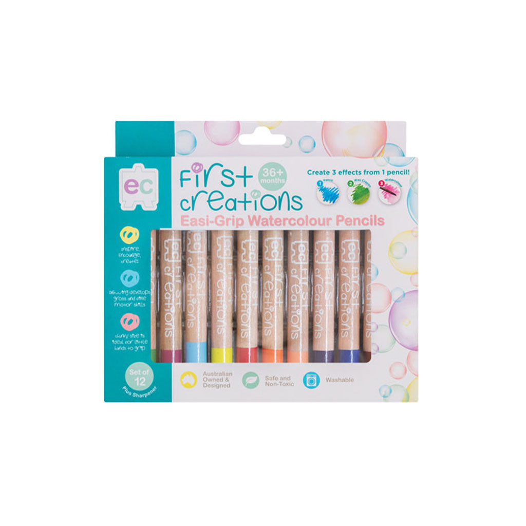 Easi -Grip Watercolour Pencils - Pack of 12