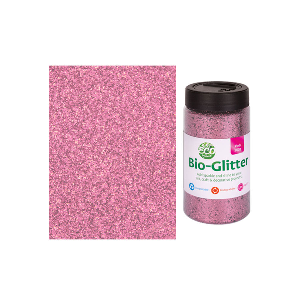 Bio Glitter Pink - 200g - Educating Kids