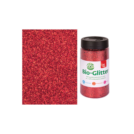 Bio Glitter Red - 200g - Educating Kids