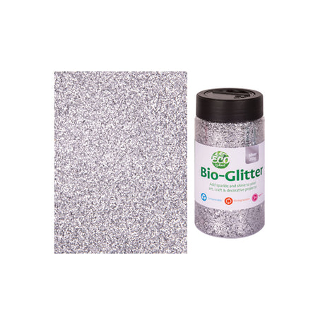 Bio Glitter Silver - 200g - Educating Kids