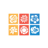 Flower Stencils – Set of 6 - Educating Kids