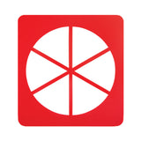 Colour Wheel Stencils - Pack of 4