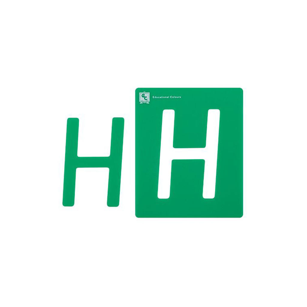 Alphabet Upper Case Stencil Set - Educating Kids