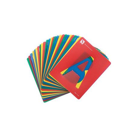 Alphabet Upper Case Stencil Set - Educating Kids