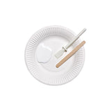 Paper Plate Round Unwaxed 18cm - Pack of 50 - Educating Kids