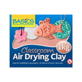 Classroom Air Dry Clay 1kg Terracotta