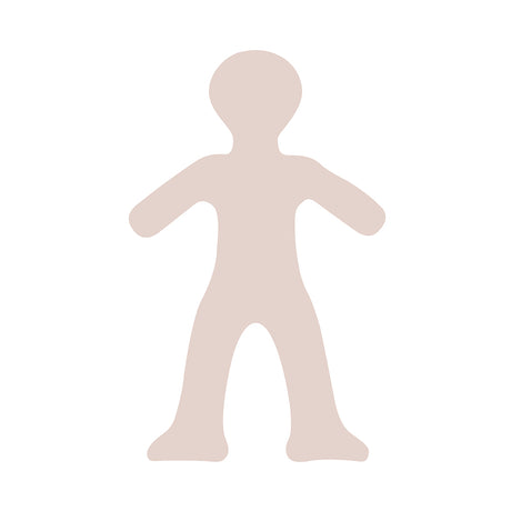 Paper Shapes Doll - Pack of 50 - Educating Kids