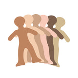 Paper Shapes Doll - Pack of 50 - Educating Kids