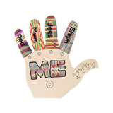 Paper Shapes Hand - Pack of 50 - Educating Kids