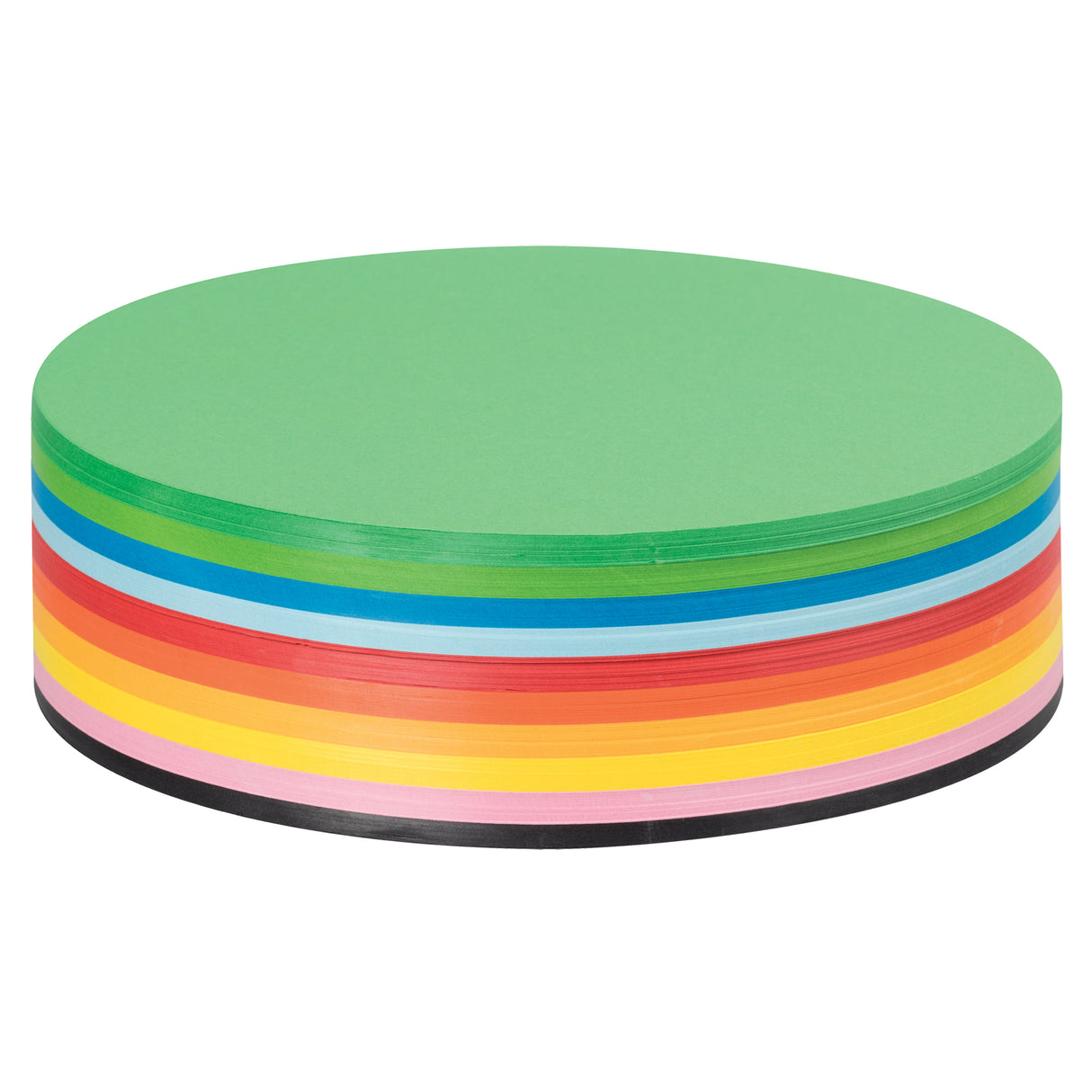 Coloured Paper Circles Pack of 500 - 18cm D