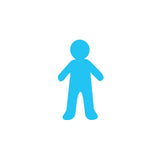 Pre-Cut Paper People Shapes Coloured - Pack of 48 - Educating Kids