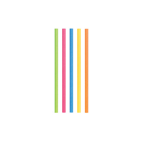 ECO Paper Straws Coloured - Pack of 500 - Educating Kids