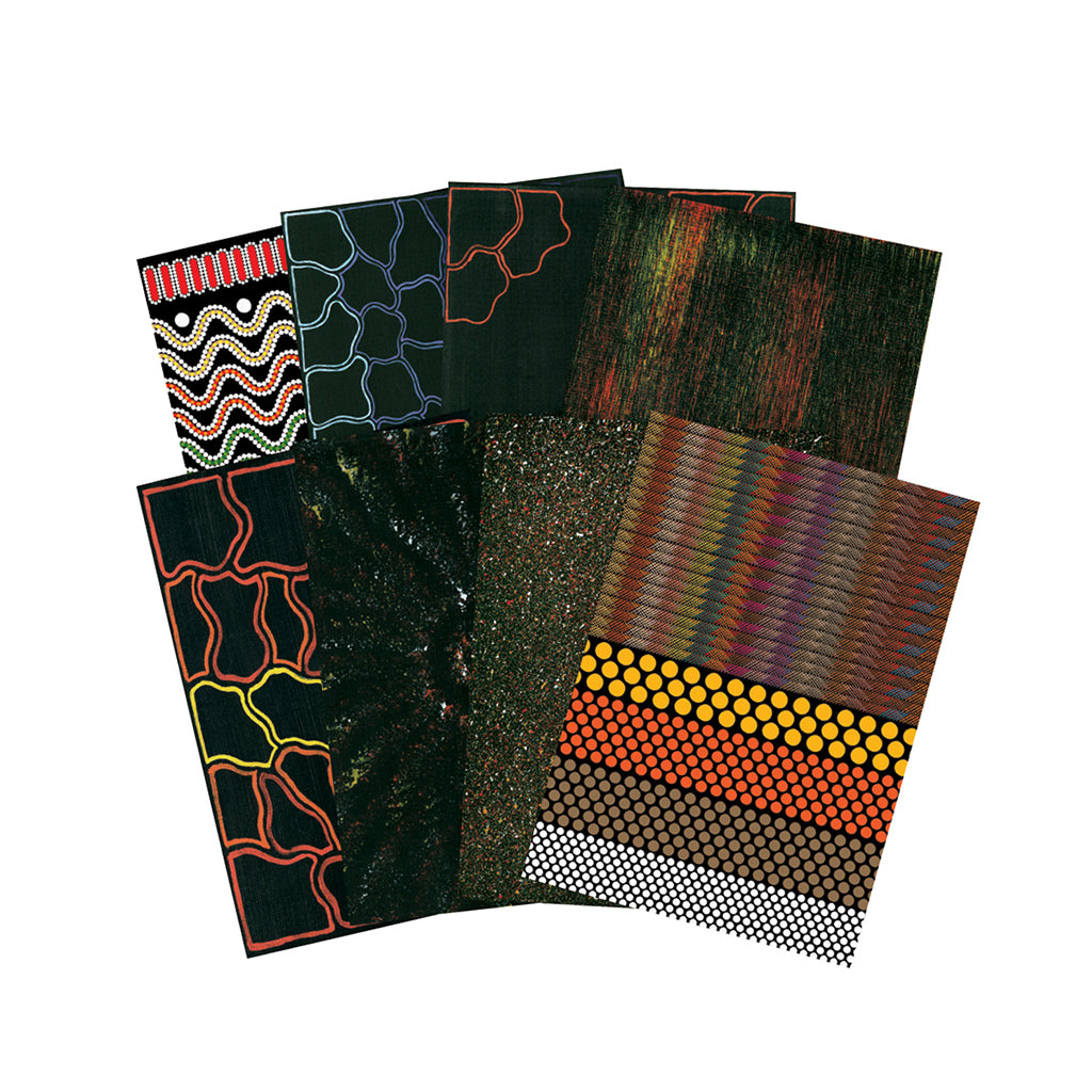 Aboriginal Australian Design Paper A4 - Pack of 40 - Educating Kids