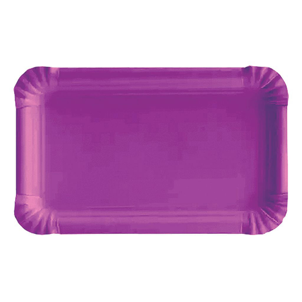Paper Plates Rectangle Colour - Pack of 50