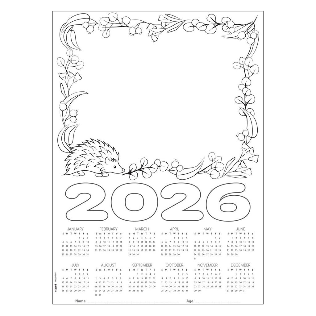 Cardboard Calendar 2026 Blanks A3 - Pack of 25