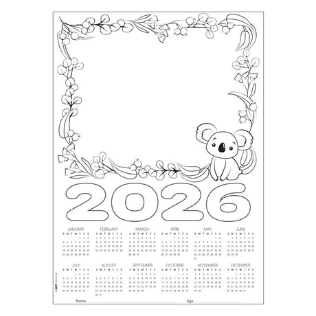 Cardboard Calendar 2026 Blanks A3 - Pack of 25