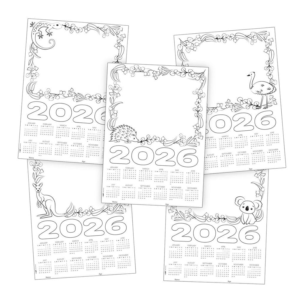 Cardboard Calendar 2026 Blanks A3 - Pack of 25