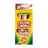 Crayola Colours of the World Pencils - Pack of 24 - Educating Kids