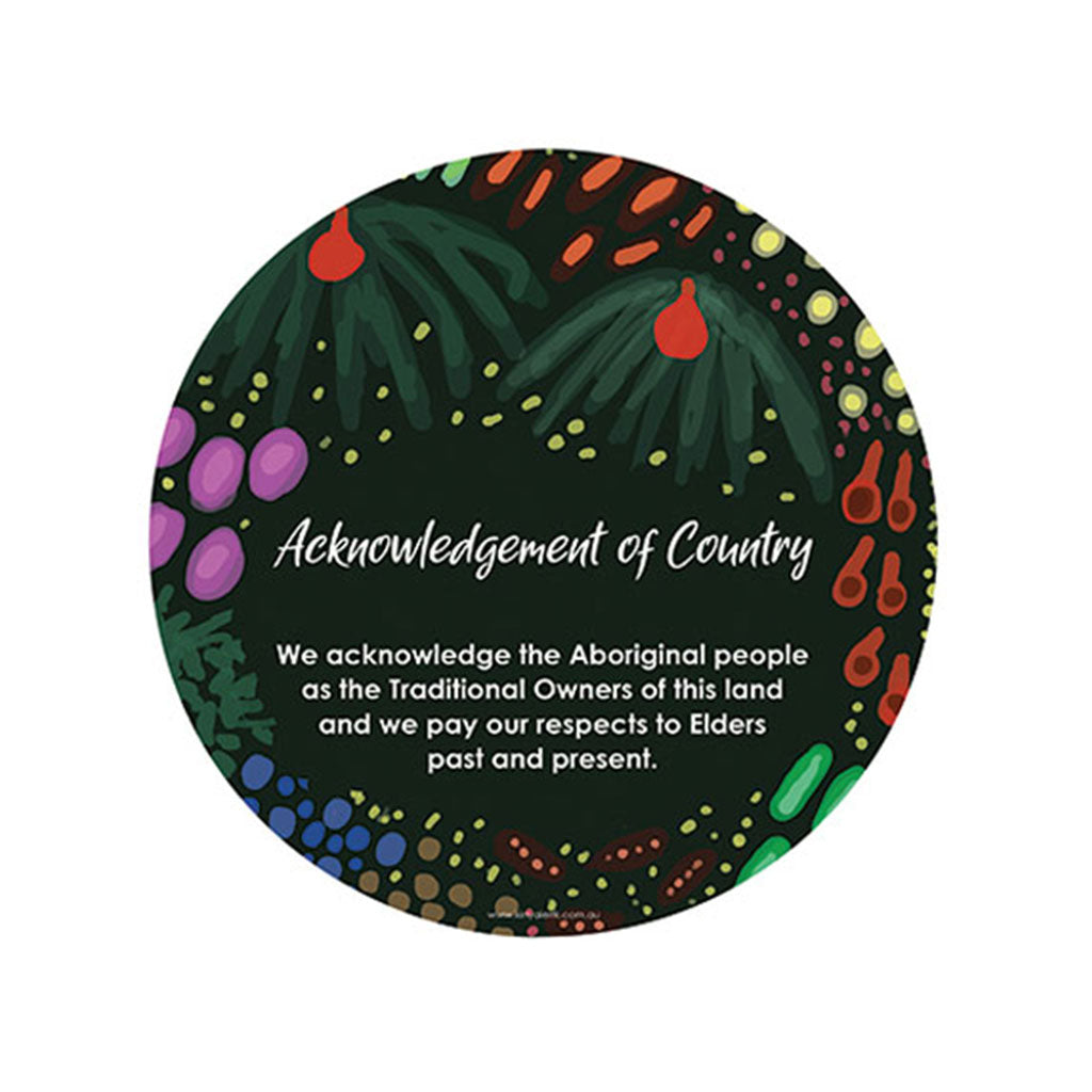 Acknowledgement Plaque 28cm Bush Tucker