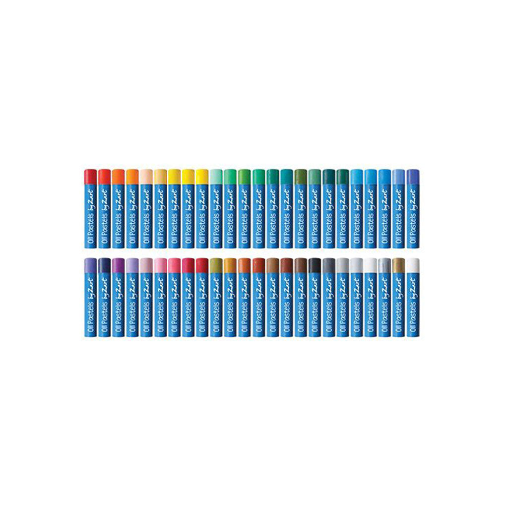 Basics Oil Pastels Large - Pack of 48 - Educating Kids