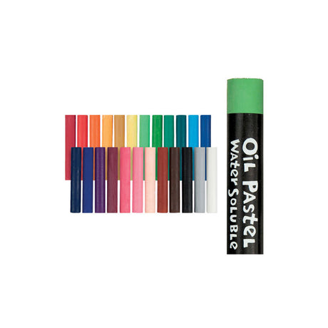 Micador Watersoluble Oil Pastels – Pack of 24 - Educating Kids
