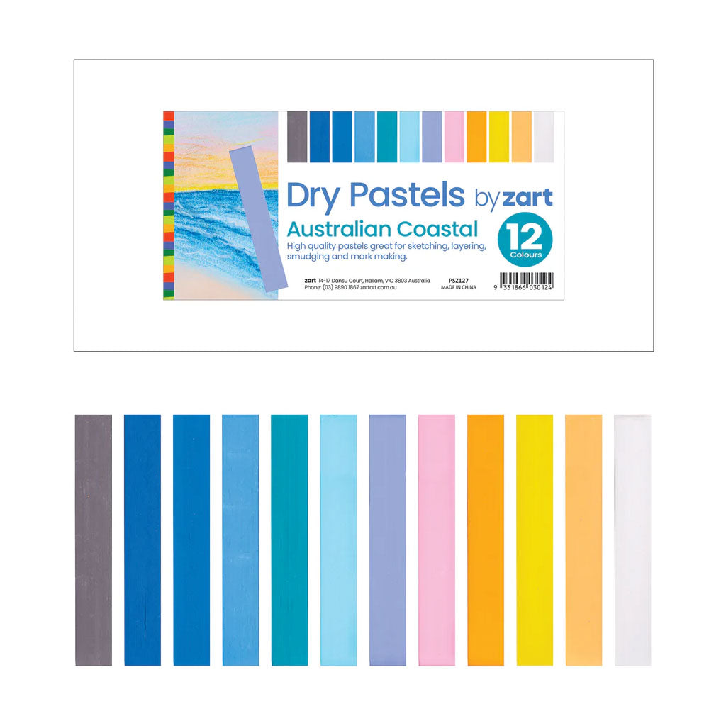 Dry Pastel Australian Coastal - Pack of 12